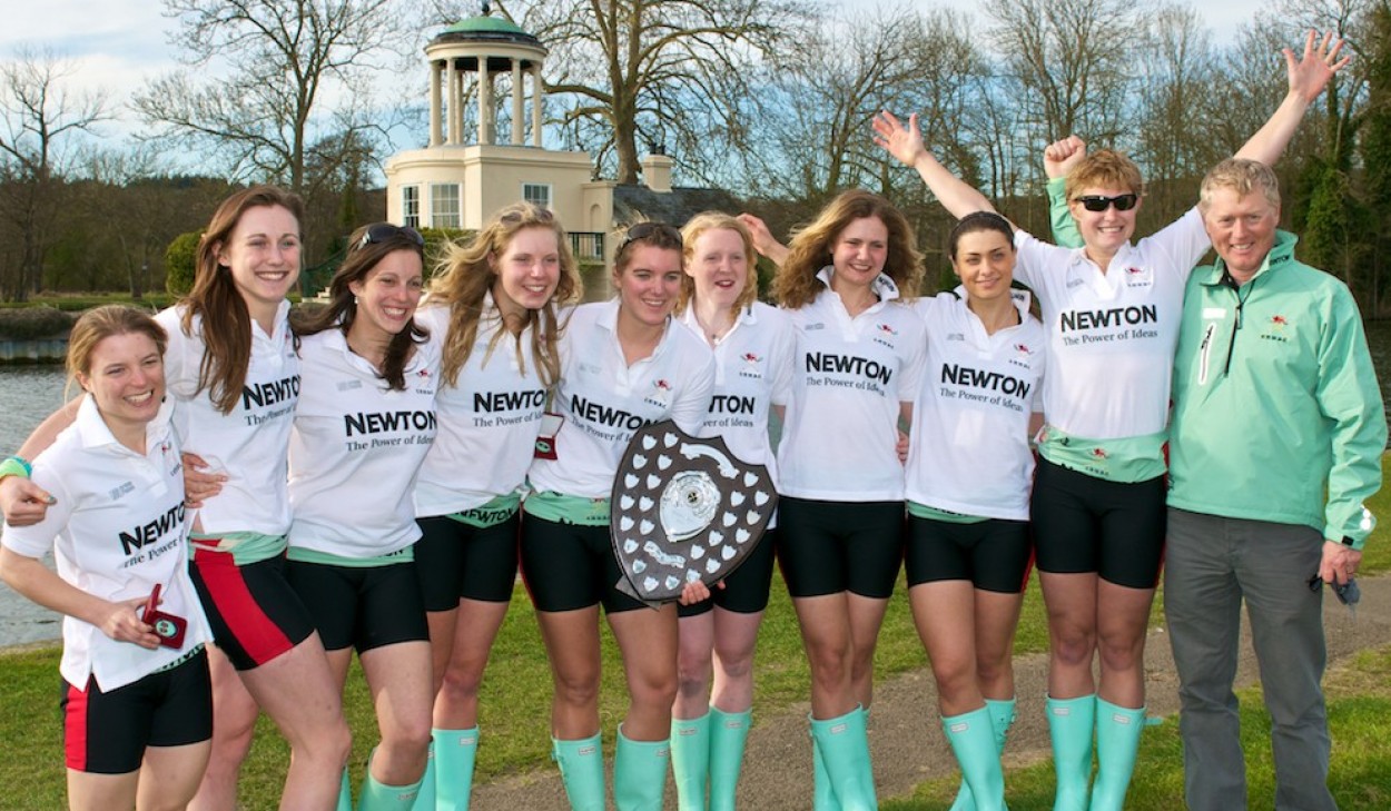 Cambridge Win the Women's Boat Race 2012
