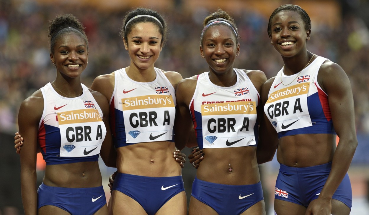 2015 GBR Women's 4 x100 relay team